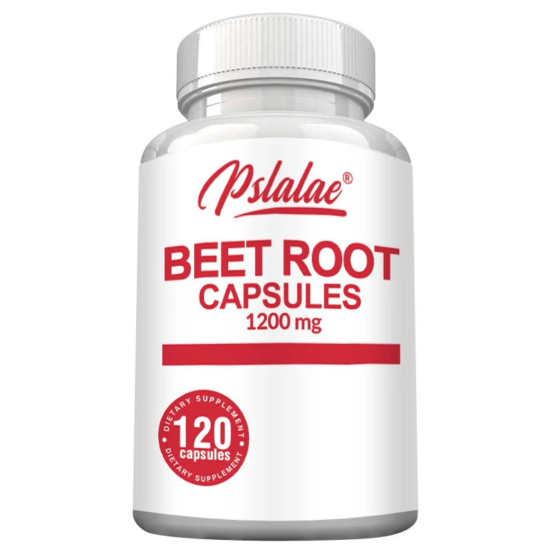 Beetroot - Supports Blood Pressure, Athletic Performance, Digestion, and Memory - 120 Capsules