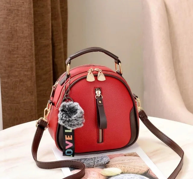 Vintage Small Crossbody Shoulder Bag for Women Designer Top-handle Handbags