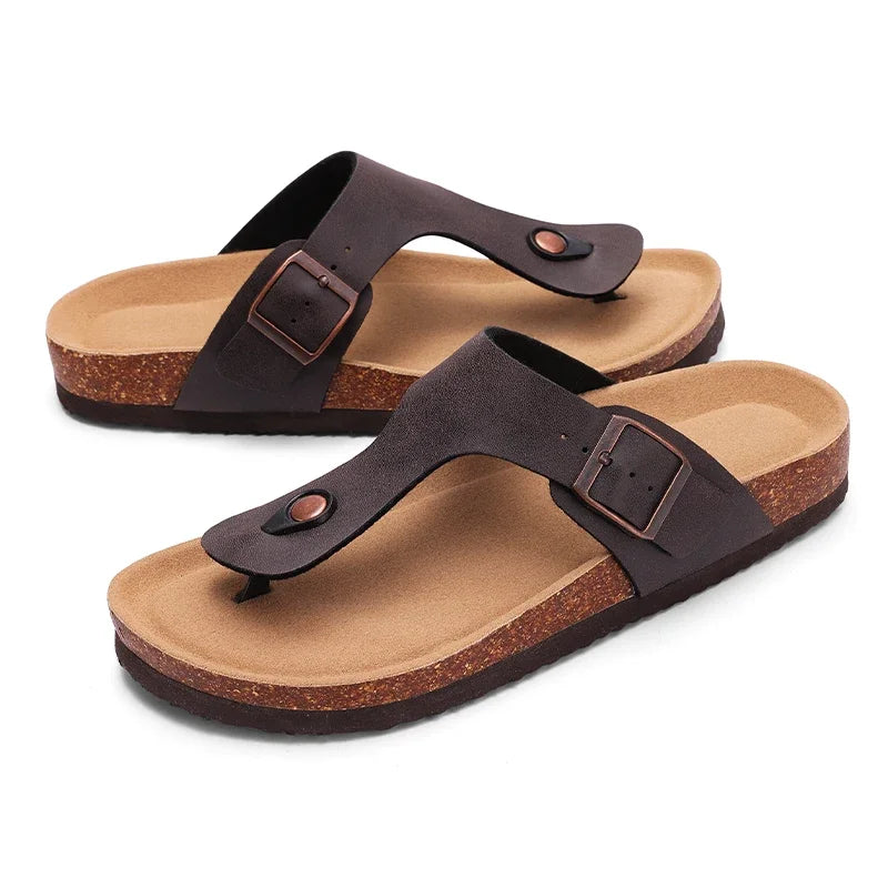 Crestar Cork Suede Mules Clogs Classic Cork Antislip Outdoor Slippers With Arch Support
