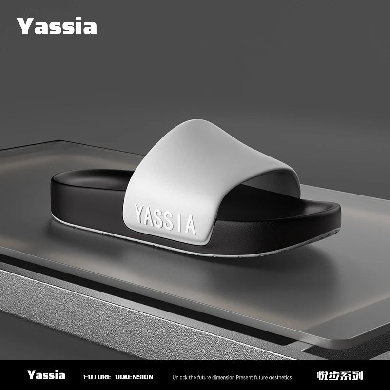 Yassia Women Soft Sole Cloud Slippers Indoor Outdoor Beach Sandals Thick Platform Summer EVA Non Slip Flip Flops