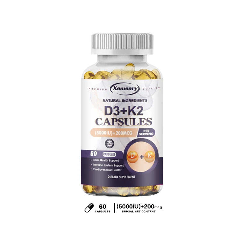 Providing Live Consciousness Vitamin K2 MK7 with D3 Supplement | Bone and Heart Health Support