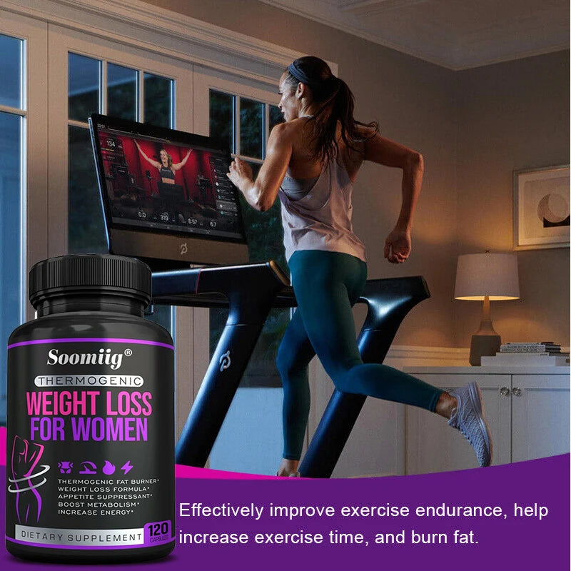 Thermogenic Fat Burner - Natural Appetite Suppressant, Metabolism Booster, Weight Management, Immunity, Metabolism