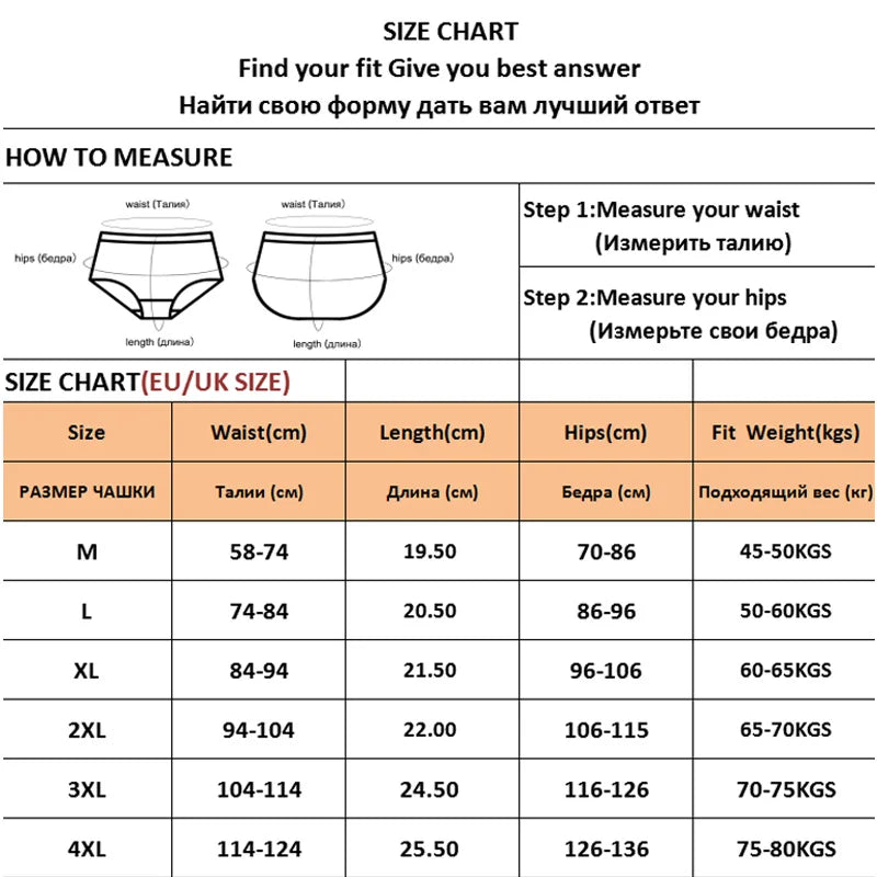 FINETOO 7Pcs Cotton M-3XL Striped Underwear Women's Breathable Panties Sexy V Waist Comfortable Briefs Ladies Low Waist Lingerie