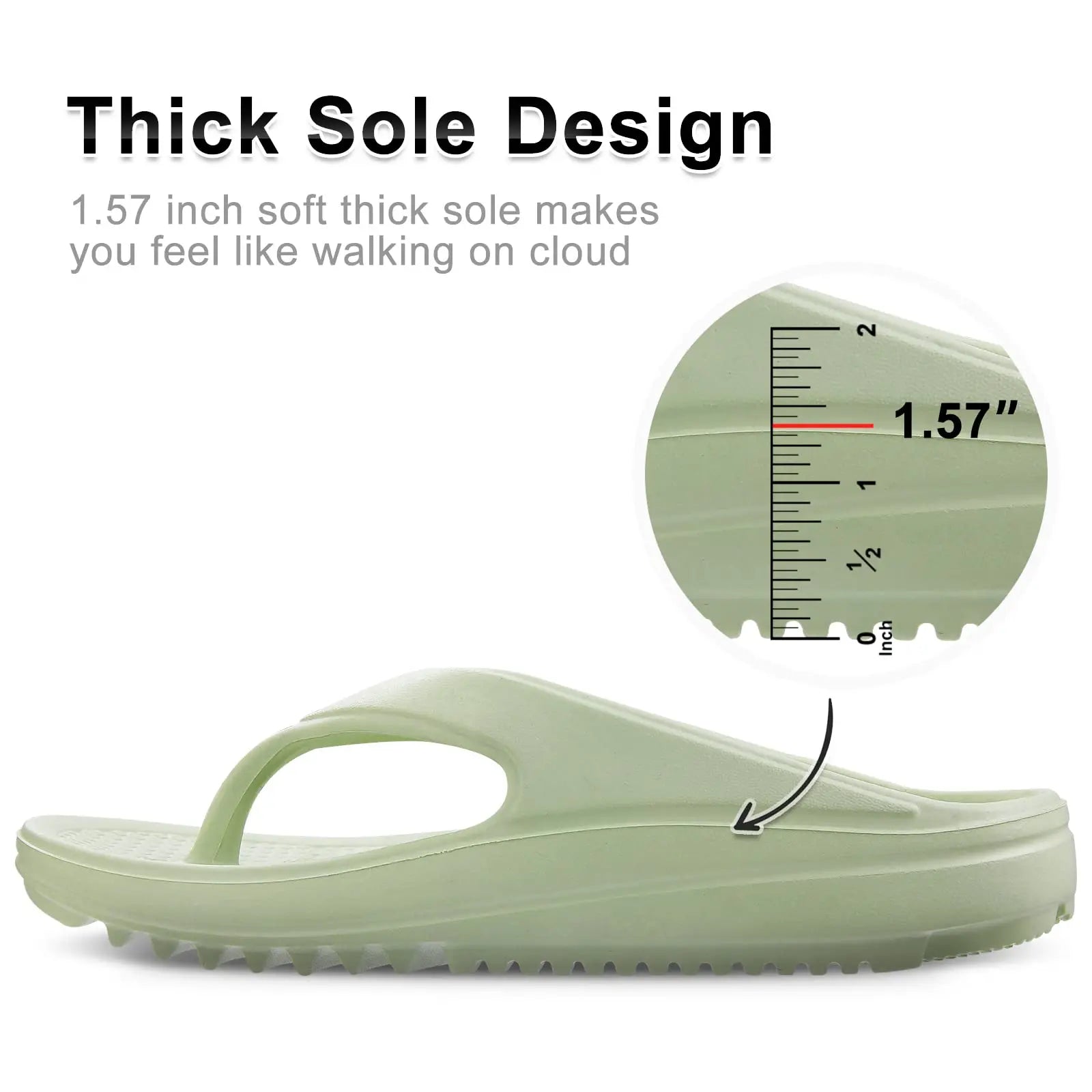 Eyriphy Non-slip Shower Slides Light Beach Sandals Women's Summer Slippers New Outdoor Orthopedic Flip-flops With Arch Support
