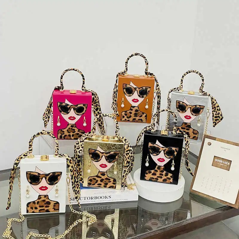 Fashion Female Small Totes Bag 2025 Trend PU Leather Shoulder Bags for Women Leopard Short Handle Crossbody Bag Luxury Handbags