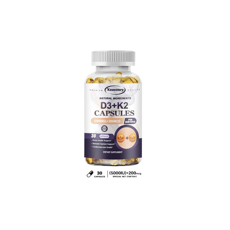Providing Live Consciousness Vitamin K2 MK7 with D3 Supplement | Bone and Heart Health Support