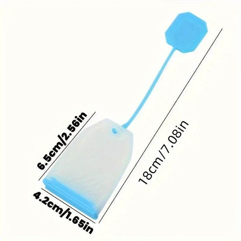 5pcs High-Temperature Resistant Silicone Tea Infusers - Reusable Tea Bags