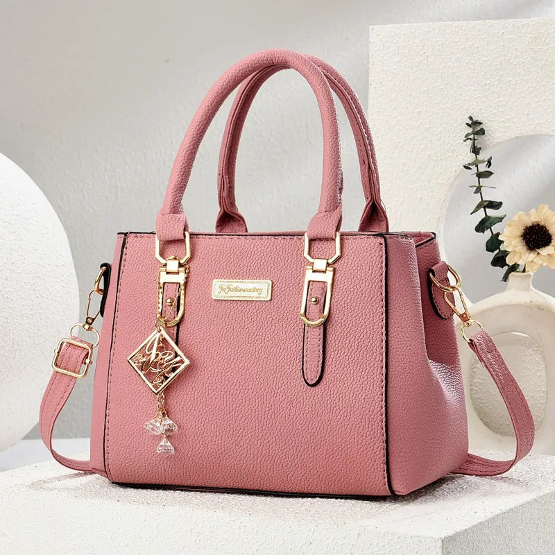 Large Capacity High Quality Designer Handbags Soft Leather Shoulder Bag