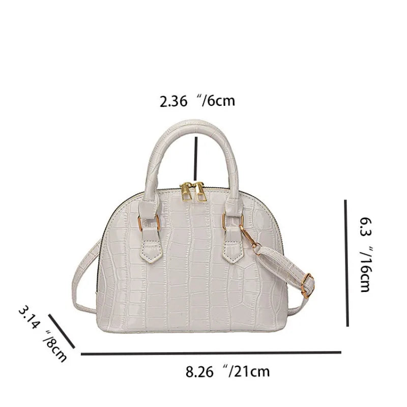 Retro Shoulder Bag Fashion Pu Leather