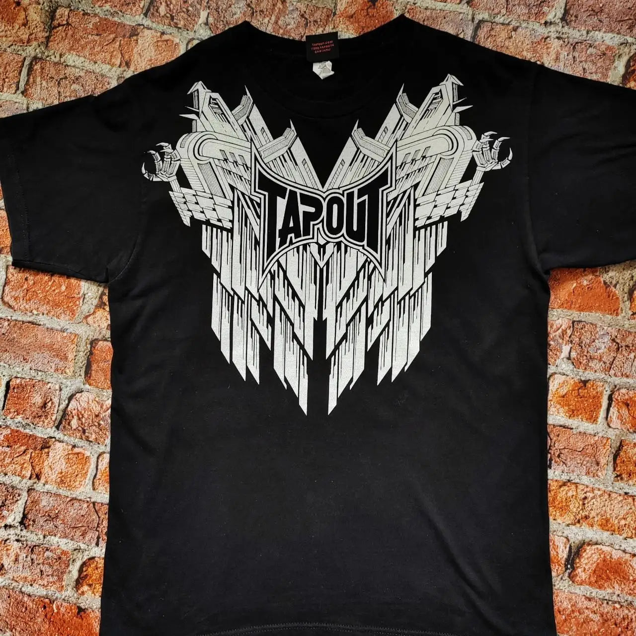 Tapout Men T Shirt Letter Graphic Print Oversized T Shirt