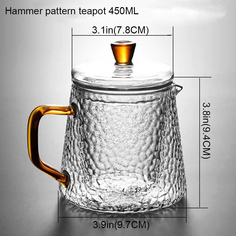 Japanese Teapot Glass Tea Pot With Infuser Tea Sets Teapots Glass Borosilicate Heat Resistant Glass Teapot Kettle Gaiwan Pu Erh