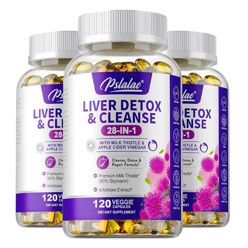 Liver Detox & Cleanse Supplement - Supports Gut Health, Boosts Immune Health, Promotes Liver Detoxification and Cleansing