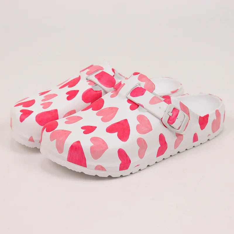 Cartoon  Print Slip Resistant Medical Clogs Doctor Nurse Slippers Ultra Light Dentist Veterinary Footwear Surgical Shoes YC-1