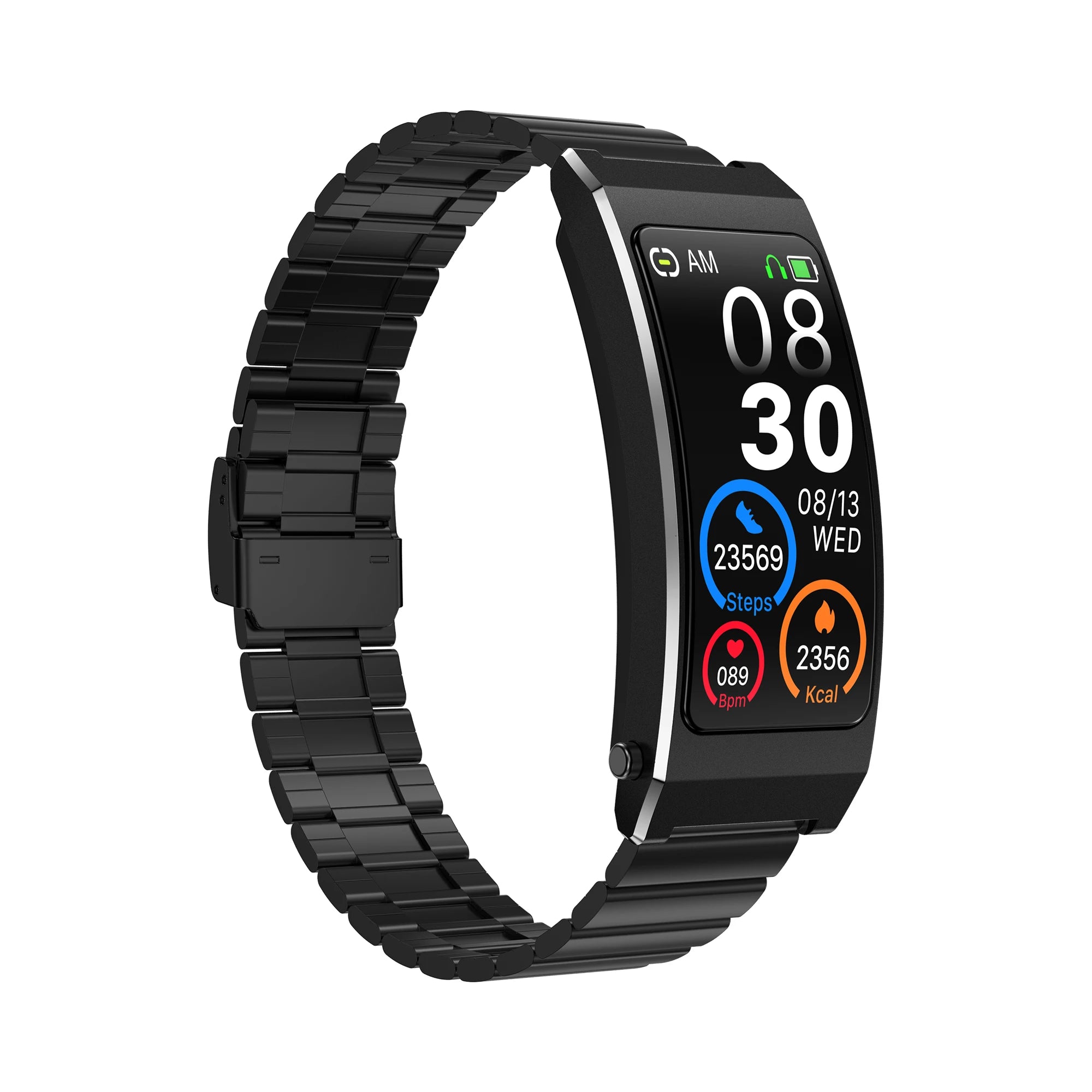 Removable strap 2 in 1 with earphone single touch earbuds sports Run bracelet Heart rate monitor smart talk band wristband