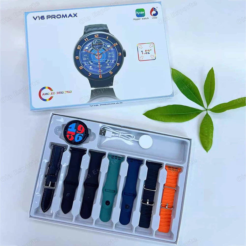 New Bluetooth Call Smart Watch Wireless Charging Full Touch Health Monitor Sports Fitness SmartWatch