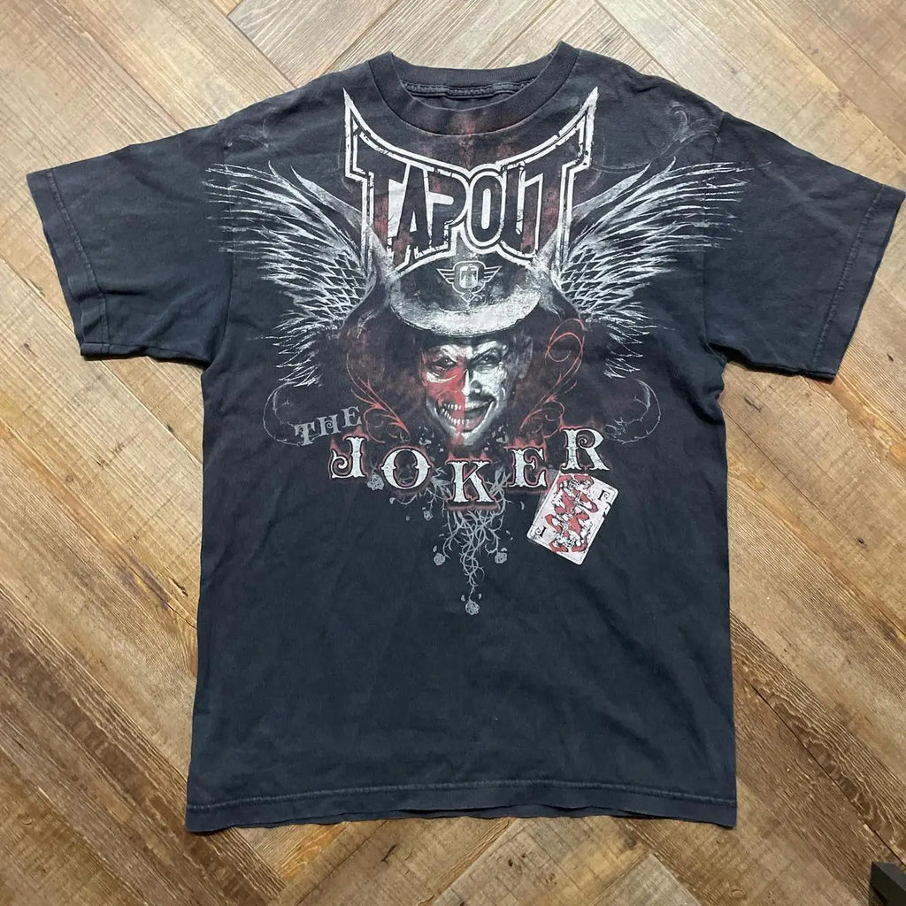 Tapout Men T Shirt Letter Graphic Print Oversized T Shirt