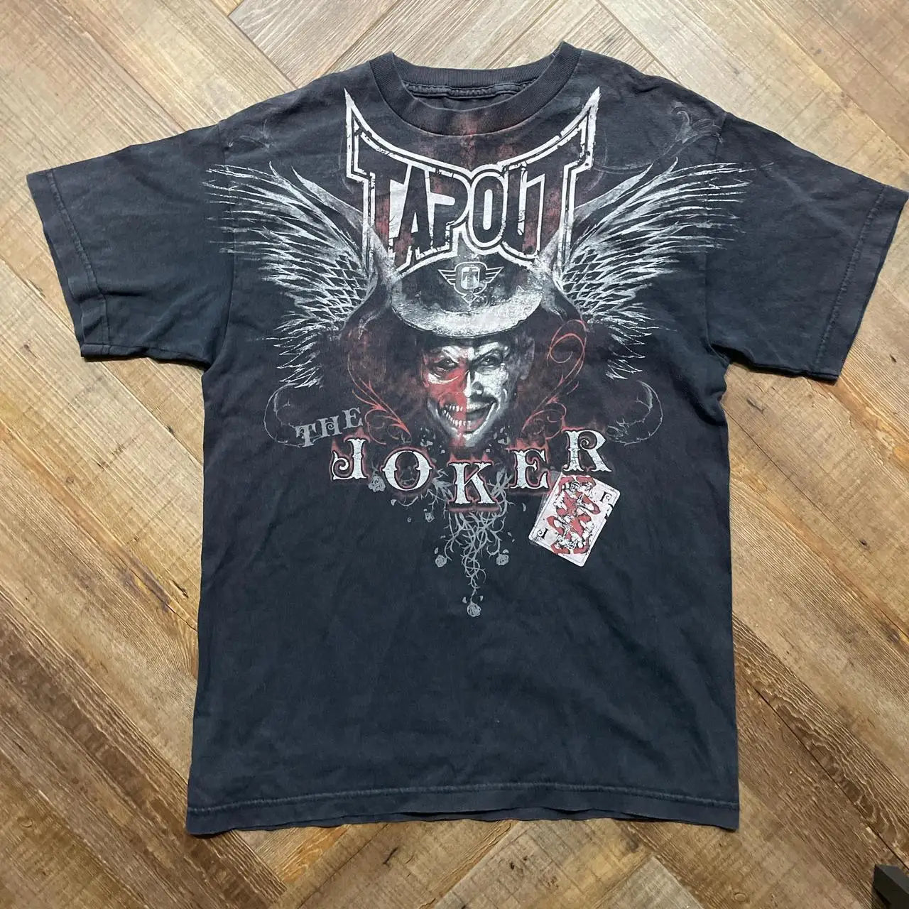 Tapout Men T Shirt Letter Graphic Print Oversized T Shirt