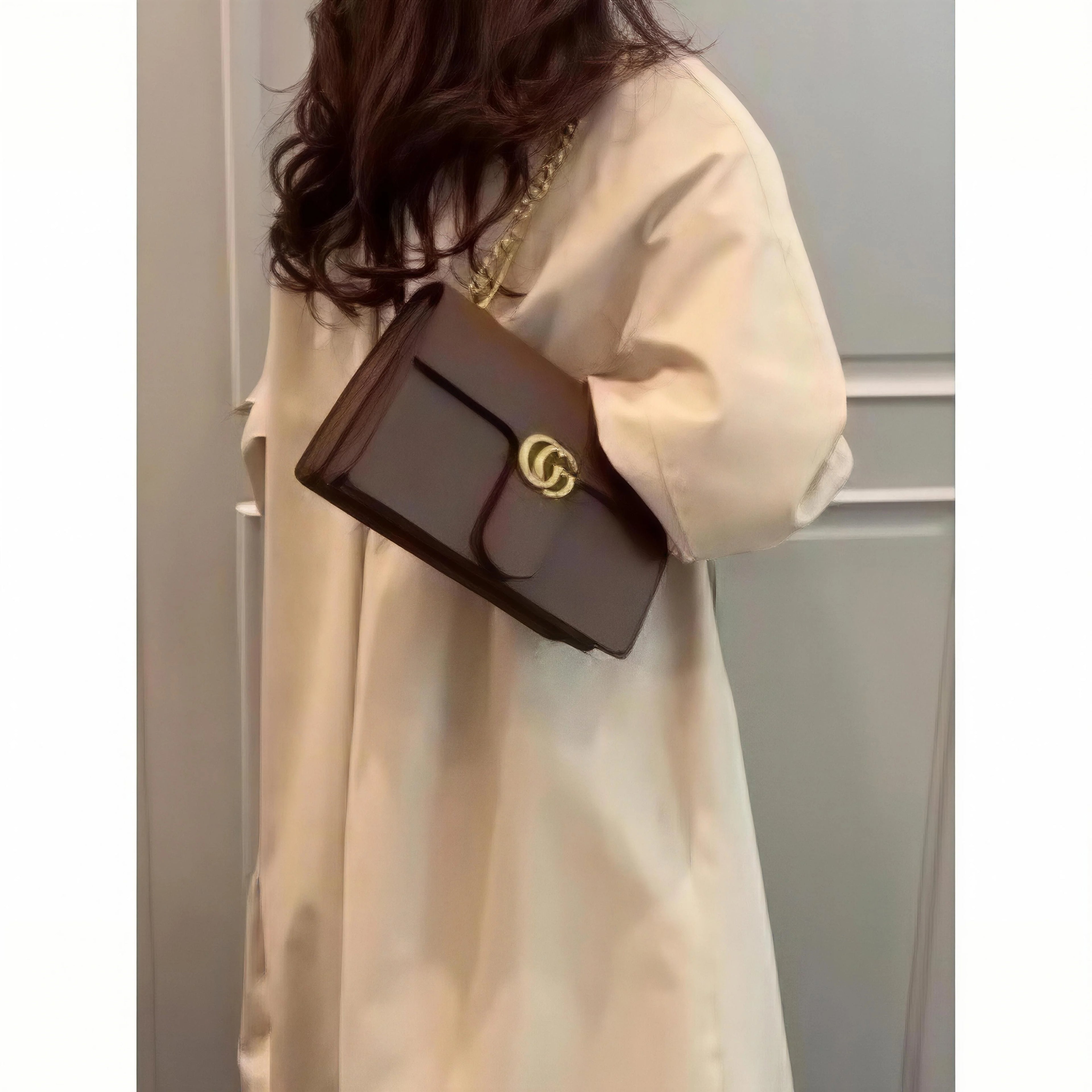 Small Square Versatile Chain Bag Retro Single Shoulder bag