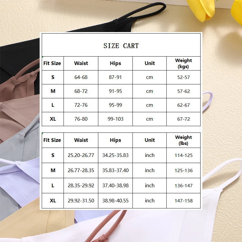 3Pcs/Set Women Seamless Panties Sexy Ultra-thin Briefs Female Ice Silk No Trace Underwear Low Rise Solid Color Soft Lingerie