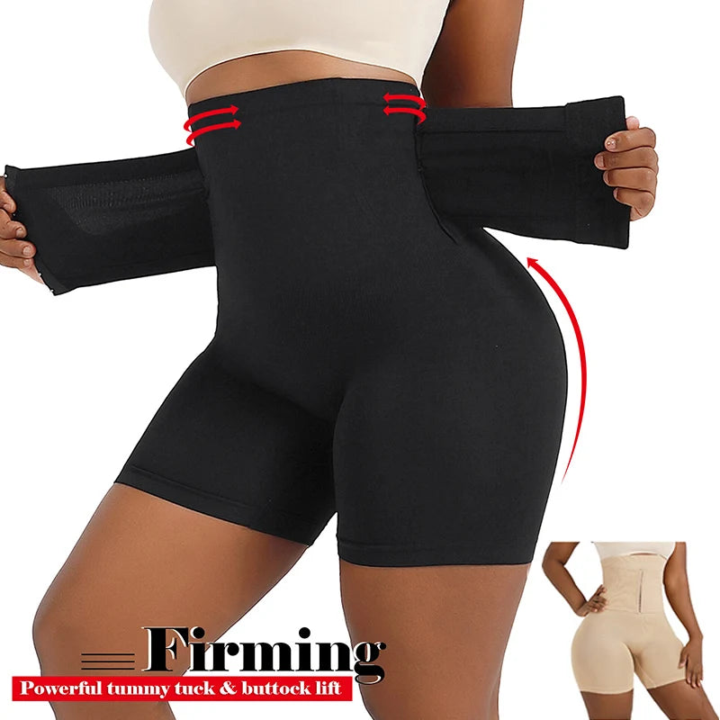 Shape wear for Women Tummy Control Body Shaper Fajas Shorts with Hook Butt Lifter Panties High Waisted Underwear Slimming Panties