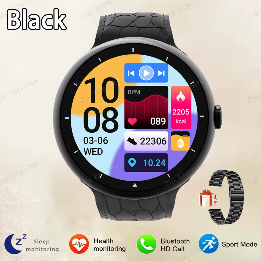 New Bluetooth Call Smart Watch Wireless Charging Full Touch Health Monitor Sports Fitness SmartWatch