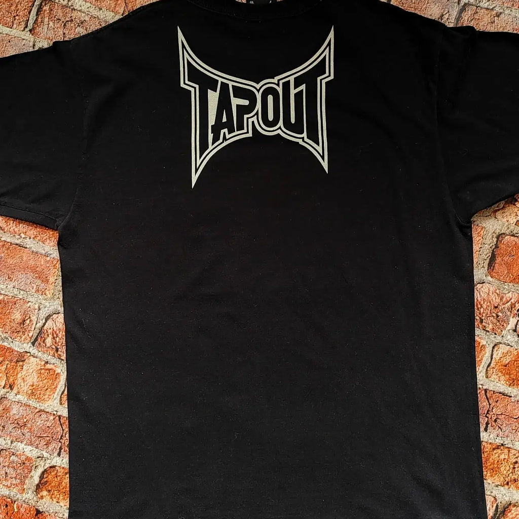 Tapout Men T Shirt Letter Graphic Print Oversized T Shirt