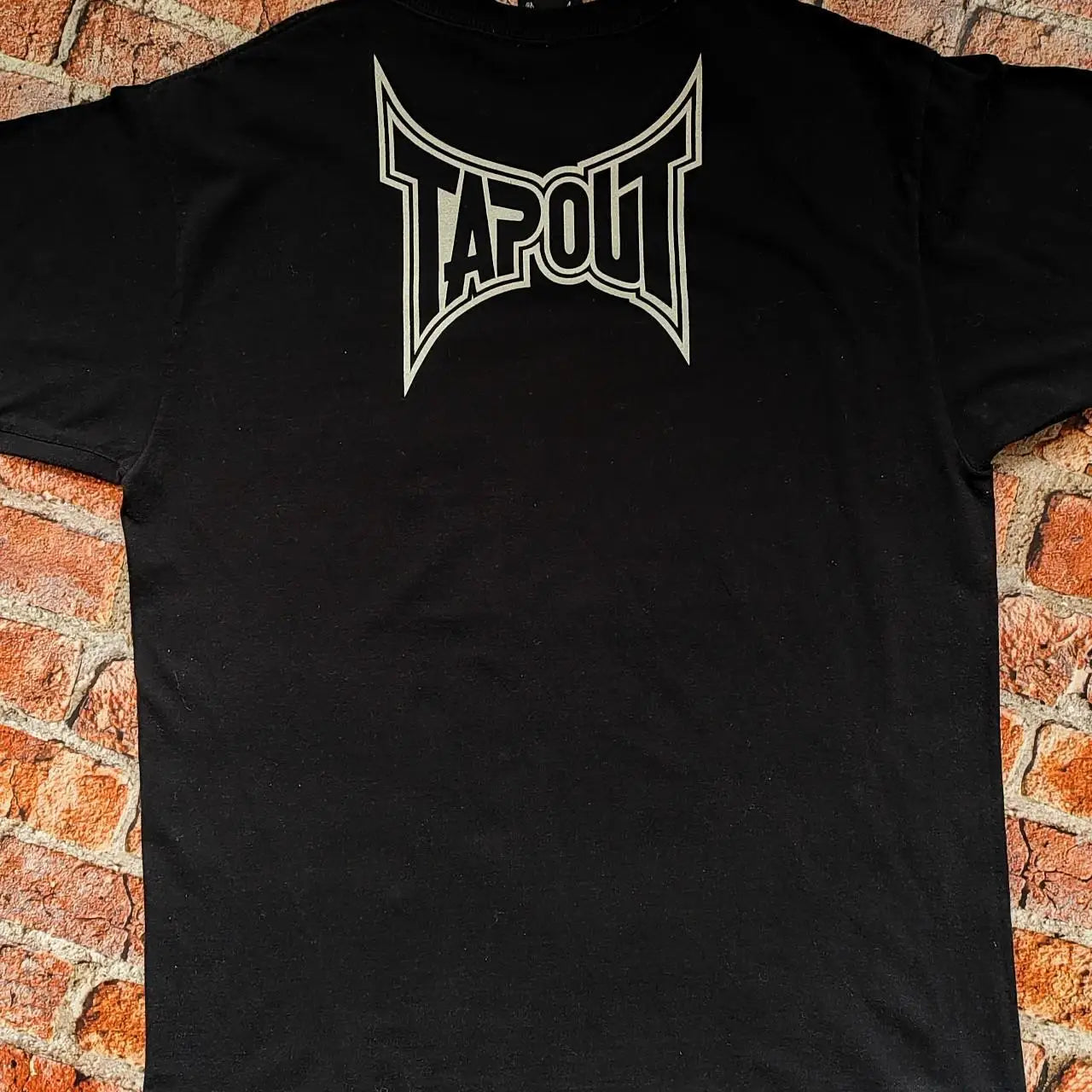 Tapout Men T Shirt Letter Graphic Print Oversized T Shirt