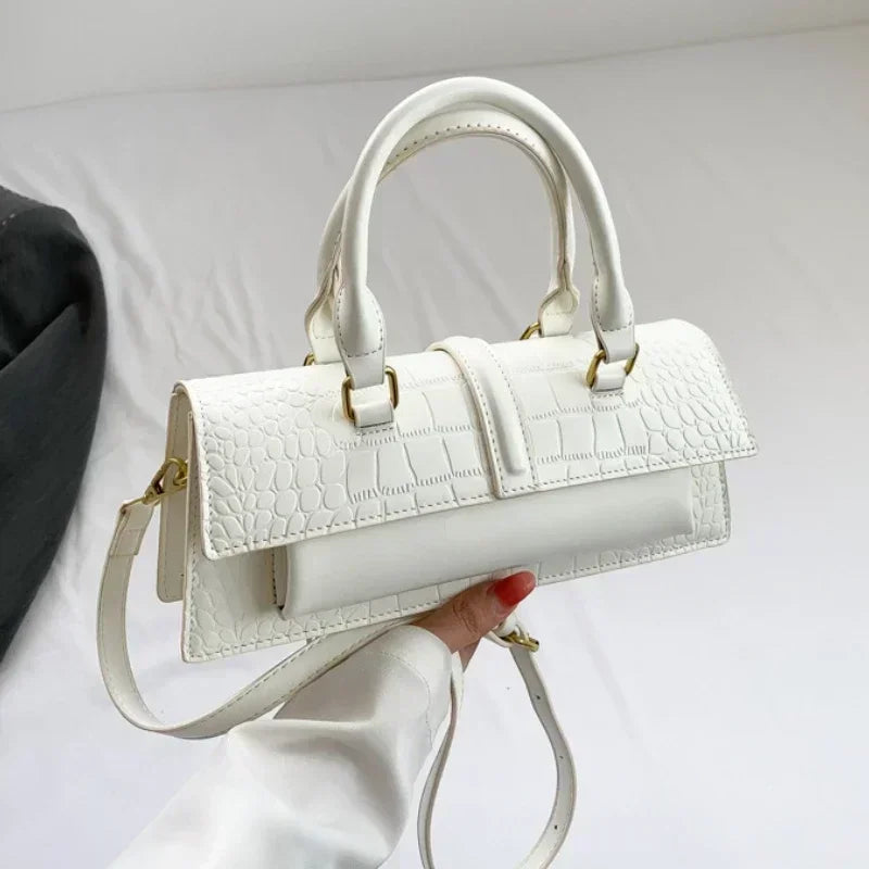 Ladies Purses and Handbags High Quality PU Stone Pattern