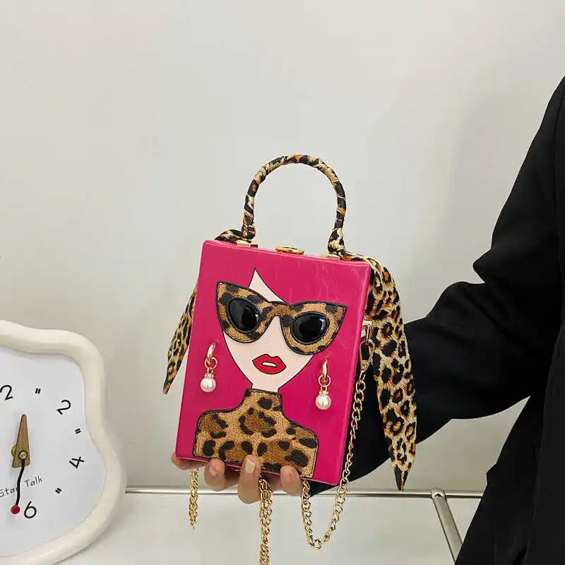 Fashion Female Small Totes Bag 2025 Trend PU Leather Shoulder Bags for Women Leopard Short Handle Crossbody Bag Luxury Handbags