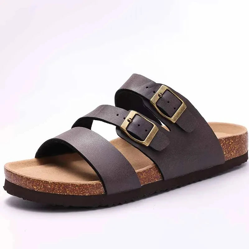 Crestar Cork Suede Mules Clogs Classic Cork Antislip Outdoor Slippers With Arch Support