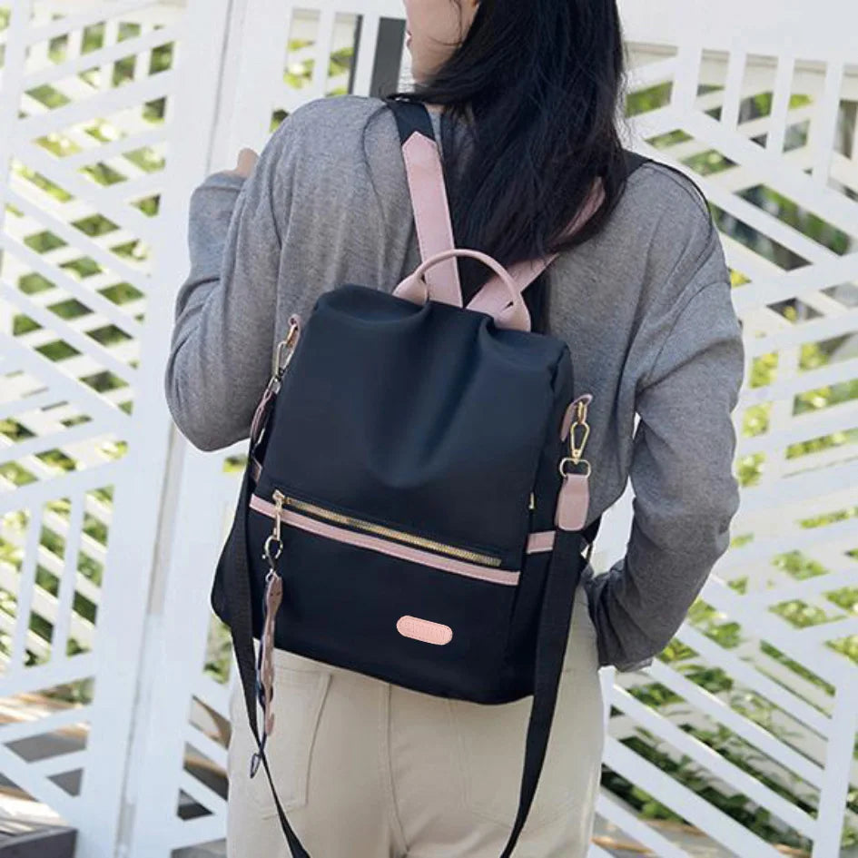 Backpack women's backpack travel anti-theft oxford cloth light and fashionable and versatile