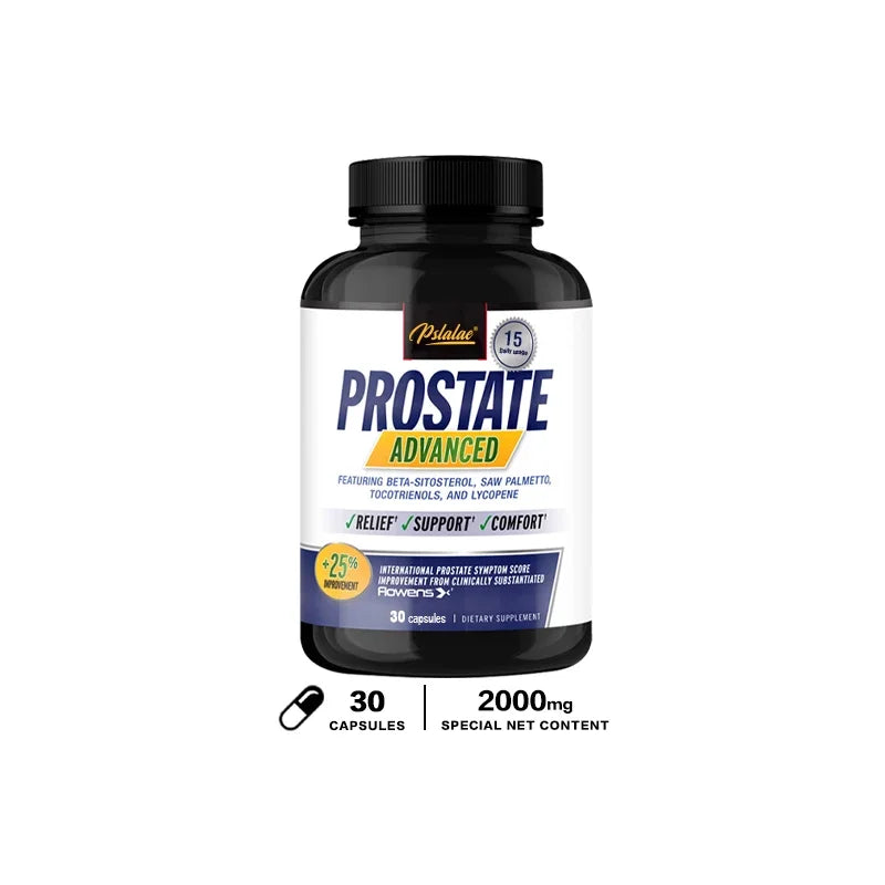 Prostate Progress Capsules Contain Saw Palmetto Relieve Bladder and Urination Men