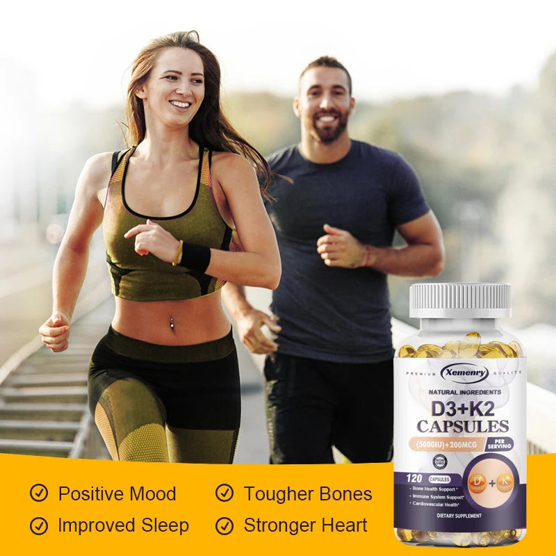 Providing Live Consciousness Vitamin K2 MK7 with D3 Supplement | Bone and Heart Health Support