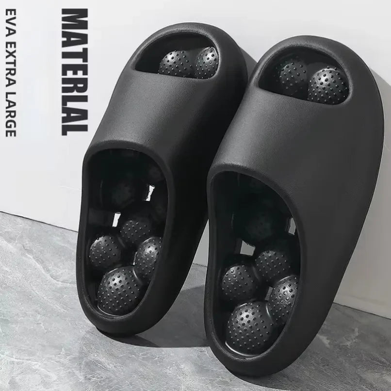 Woman Flip Flops Slipper Cloud Massage Sandals Leaking Men Summer Beach Slides Home House Casual Shoes Flat Eva Female Male