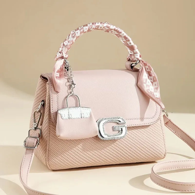 High Quality Soft Leather Purses and Handbags Casual Shoulder Bag