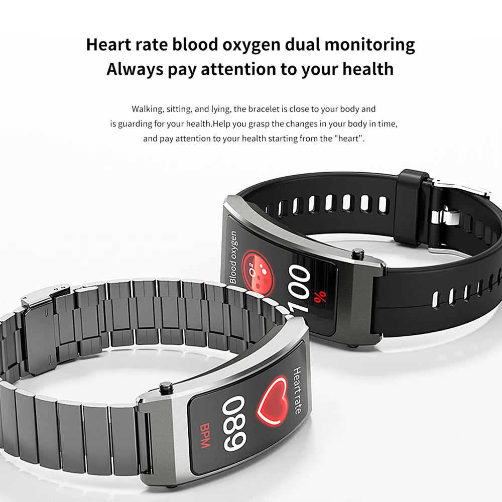 Removable strap 2 in 1 with earphone single touch earbuds sports Run bracelet Heart rate monitor smart talk band wristband