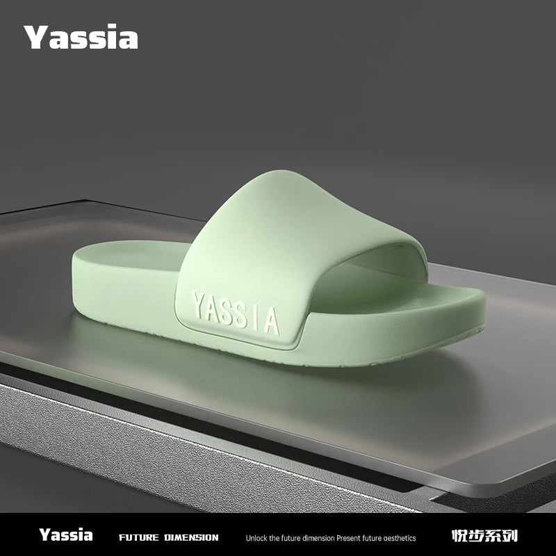 Yassia Women Soft Sole Cloud Slippers Indoor Outdoor Beach Sandals Thick Platform Summer EVA Non Slip Flip Flops