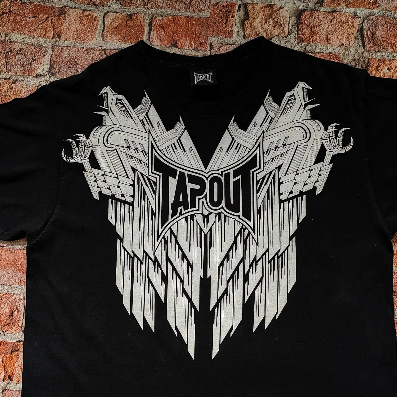 Tapout Men T Shirt Letter Graphic Print Oversized T Shirt