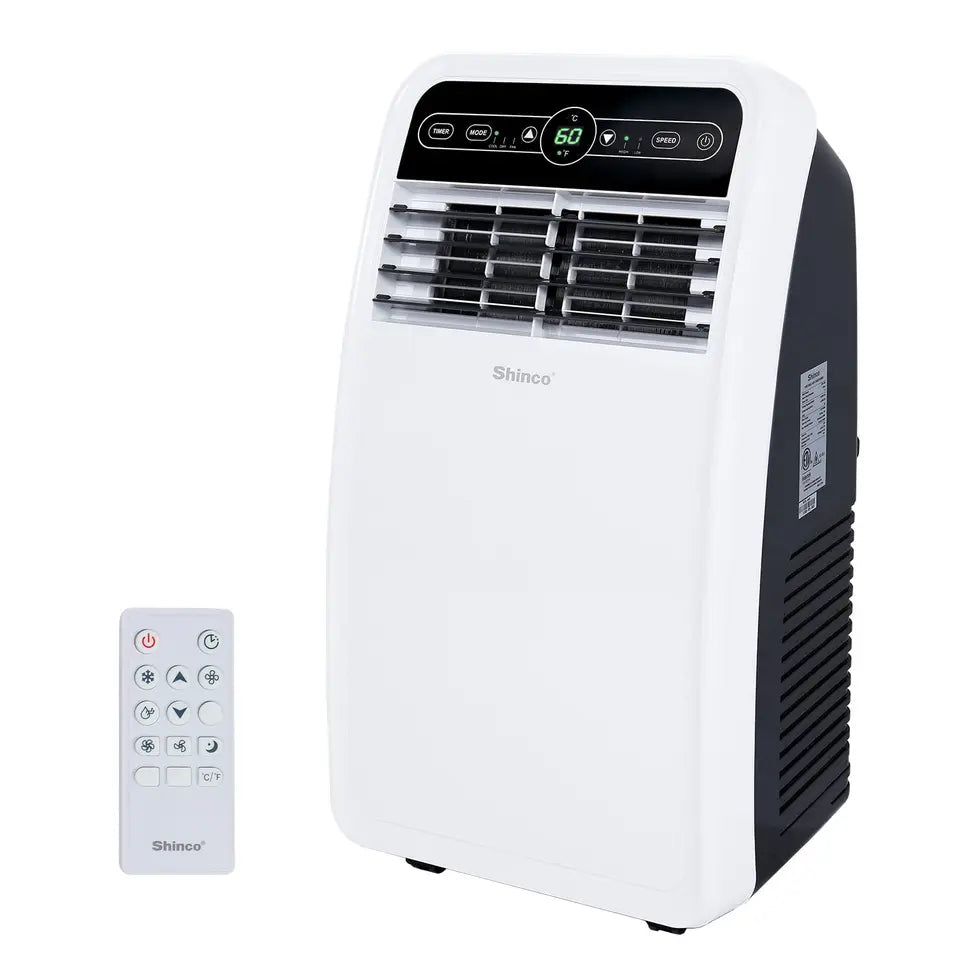 Shinco 8,000 BTU Portable Air Conditioner, AC Unit with Built-in Cool, Dehumidifier & Fan Modes for Room up to 200 sq.ft