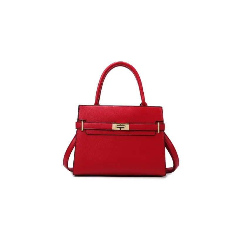 Soft leather bucket handbag