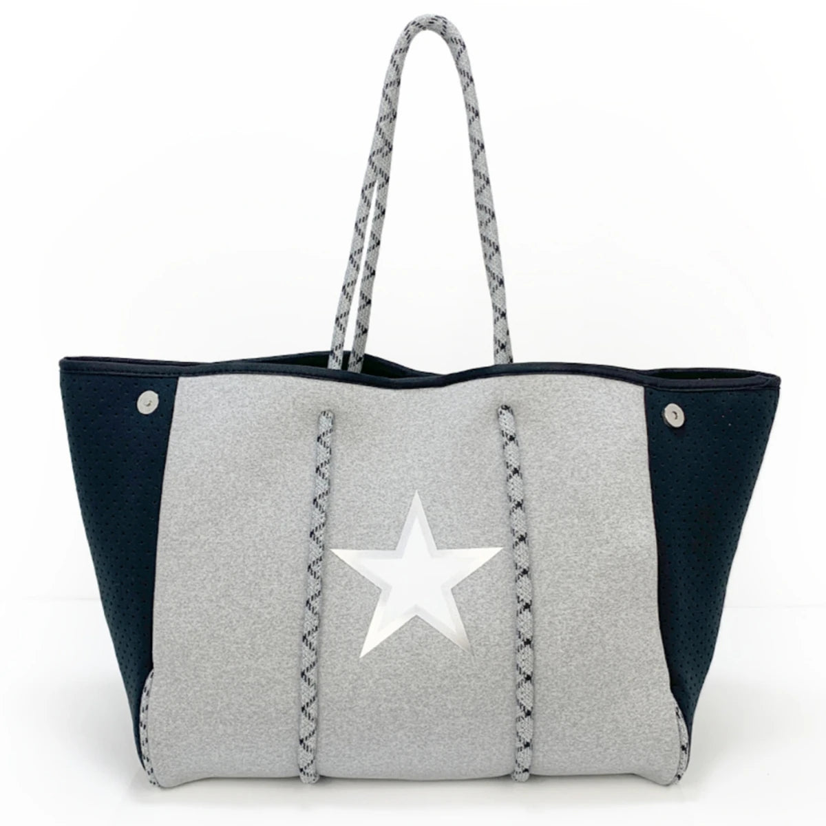 2024 Hotsale Large Fashion Tote Bag for Women Neoprene Tote Bag for Summer and Beach Pink High Quality Neoprene Women Handbag