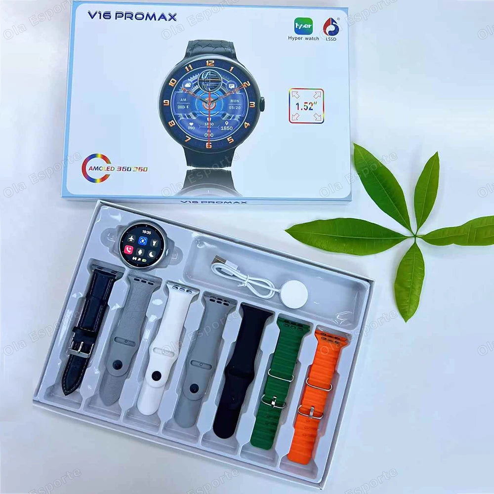 New Bluetooth Call Smart Watch Wireless Charging Full Touch Health Monitor Sports Fitness SmartWatch