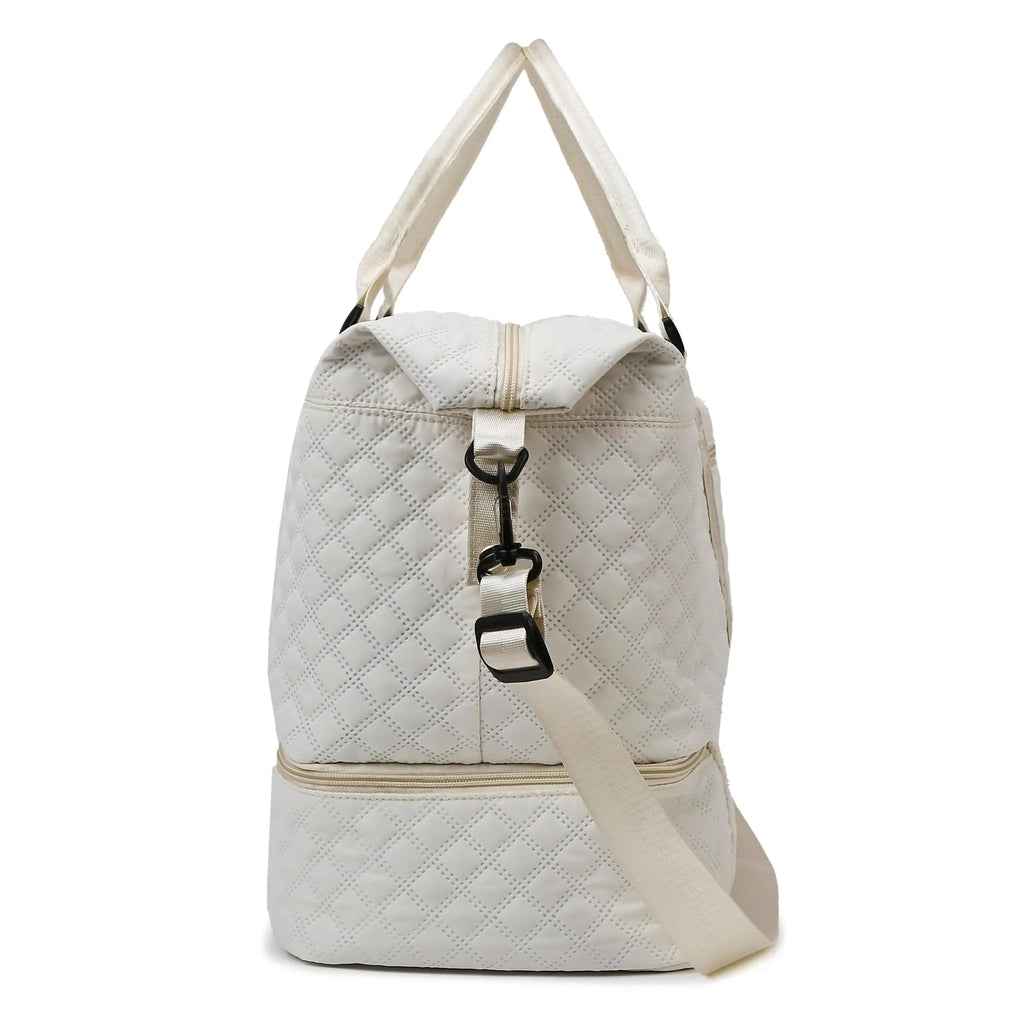 Large Capacity Travel Duffle Bag Sports Gym Yoga Tote Weekend Overnight Bag and Luggage Organiser