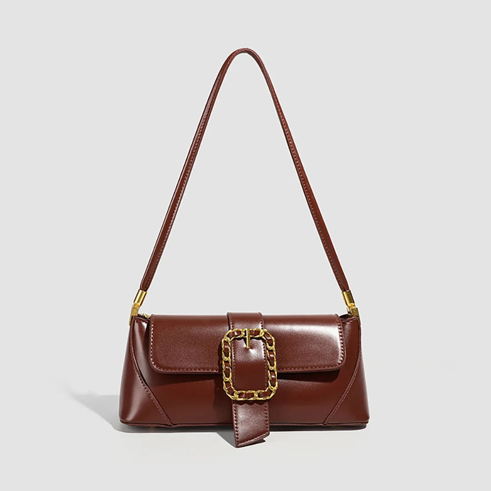 High-end Texture Handbags Light Luxury Small Sqaure Shoulder Bag