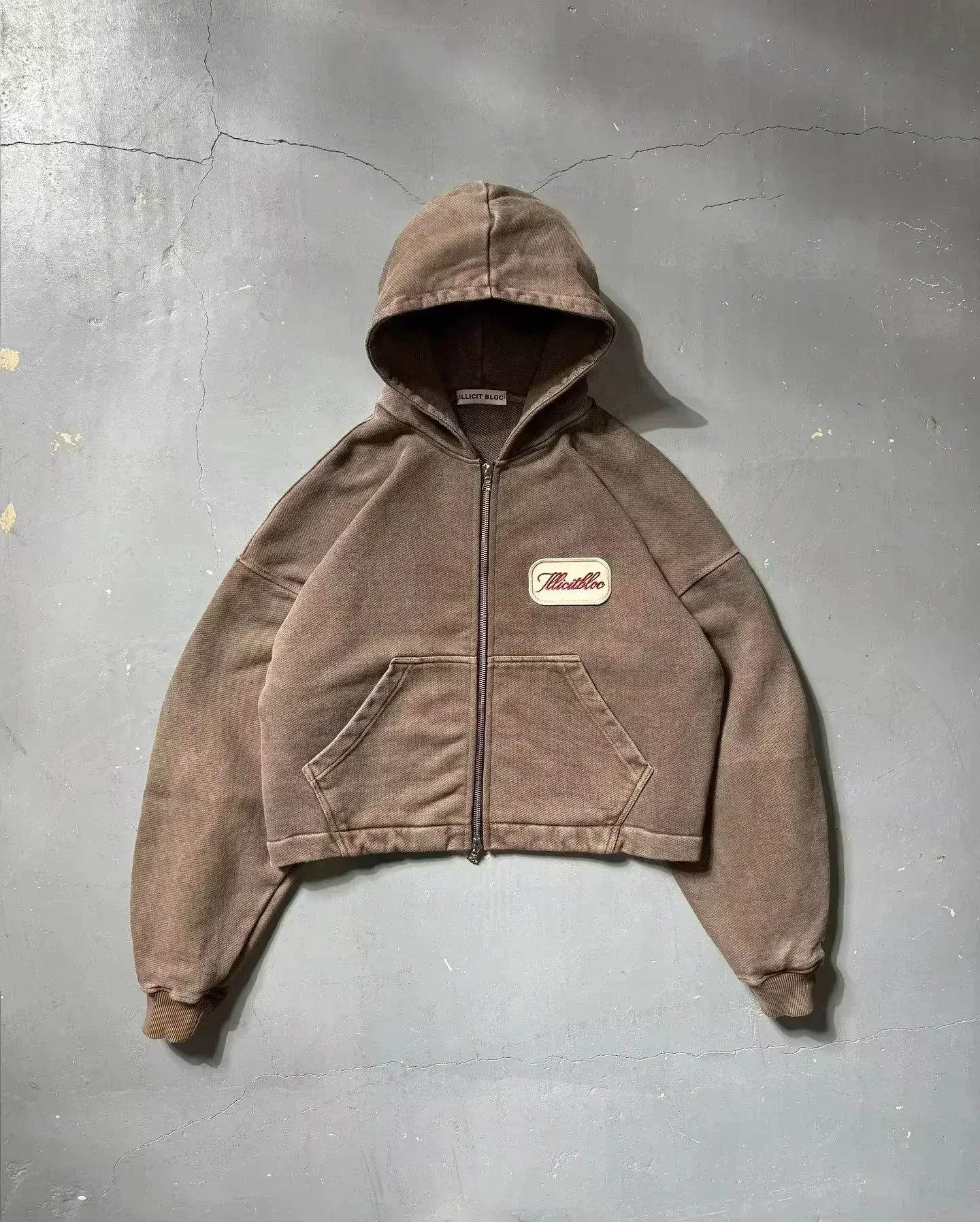 Zipper Hoodie Casual Loose Fleece Padded Warm Hoodie