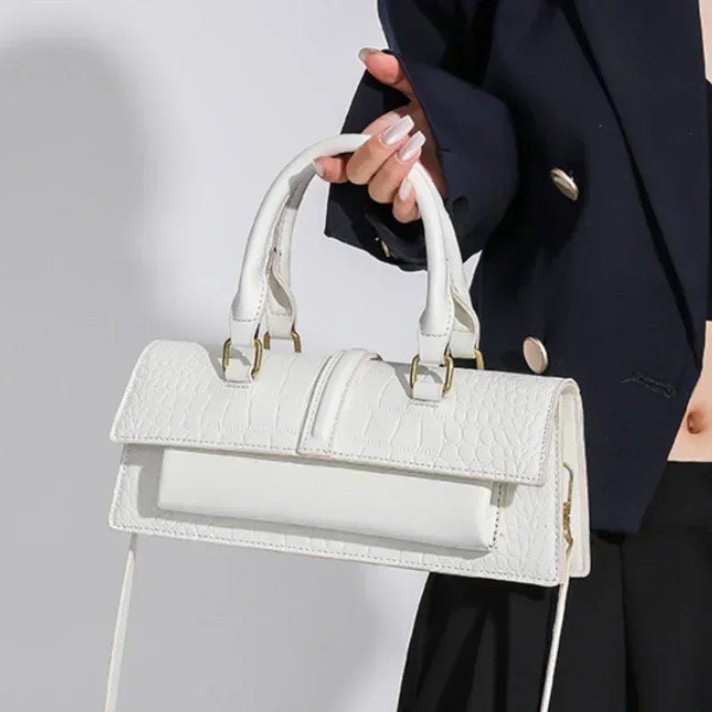 Ladies Purses and Handbags High Quality PU Stone Pattern