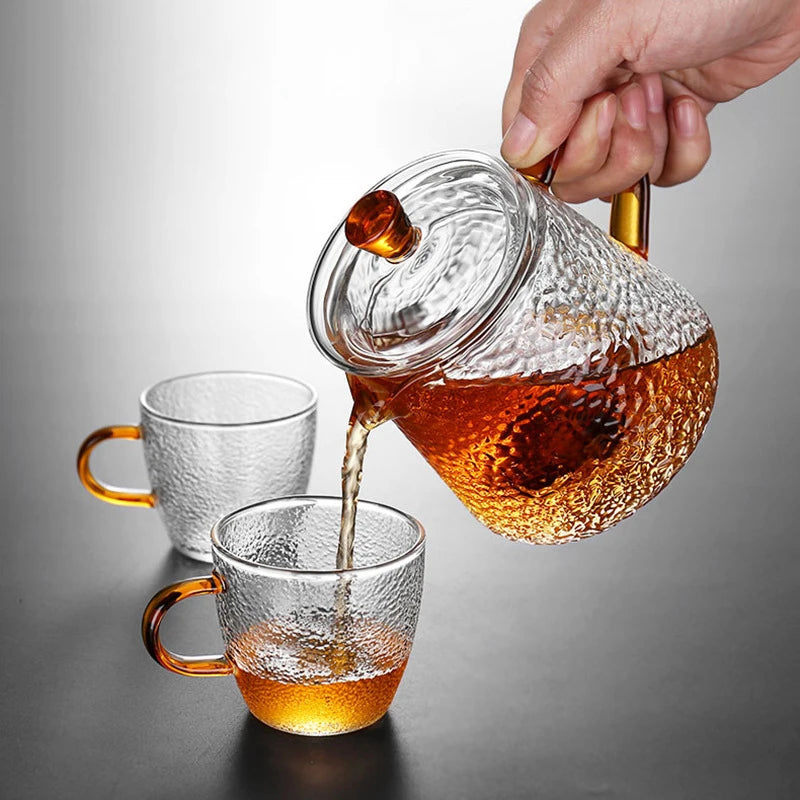 Japanese Teapot Glass Tea Pot With Infuser Tea Sets Teapots Glass Borosilicate Heat Resistant Glass Teapot Kettle Gaiwan Pu Erh