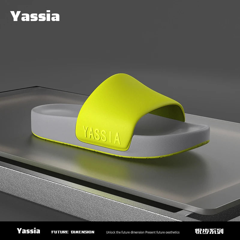 Yassia Women Soft Sole Cloud Slippers Indoor Outdoor Beach Sandals Thick Platform Summer EVA Non Slip Flip Flops