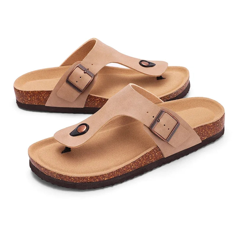 Crestar Cork Suede Mules Clogs Classic Cork Antislip Outdoor Slippers With Arch Support