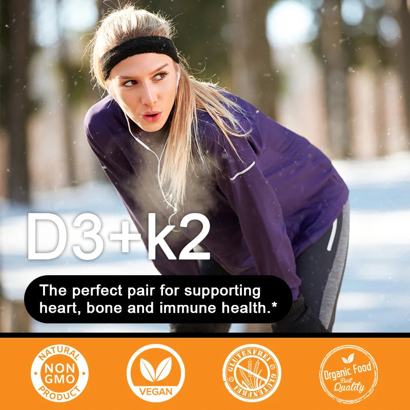 Providing Live Consciousness Vitamin K2 MK7 with D3 Supplement | Bone and Heart Health Support